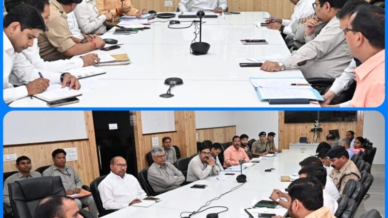 पीठ बाजार में सिंगल यूज प्लास्टिक हो बंद, अवैध अतिक्रमण पर भी लगे लगाम, डीएम के सख्त निर्देश