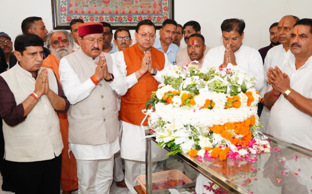 श्रद्धांजलि: खंडूड़ी का जीवन अनुशासन, राष्ट्रसेवा और ईमानदारी की मिसाल रहा – मुख्यमंत्री