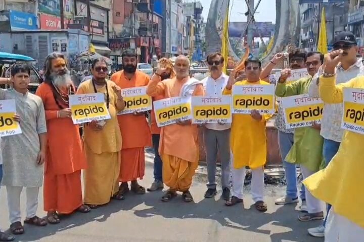 रैपीडो कंपनी के खिलाफ हिंदूवादी संगठन मुखर, कार्रवाई की मांग