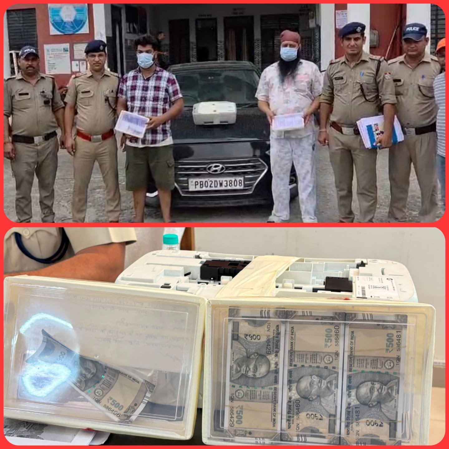 पुलिस ने नकली नोट छापने वाला अंतर राज्य गिरोह पकड़ा, लाखों के नकली नोट बरामद