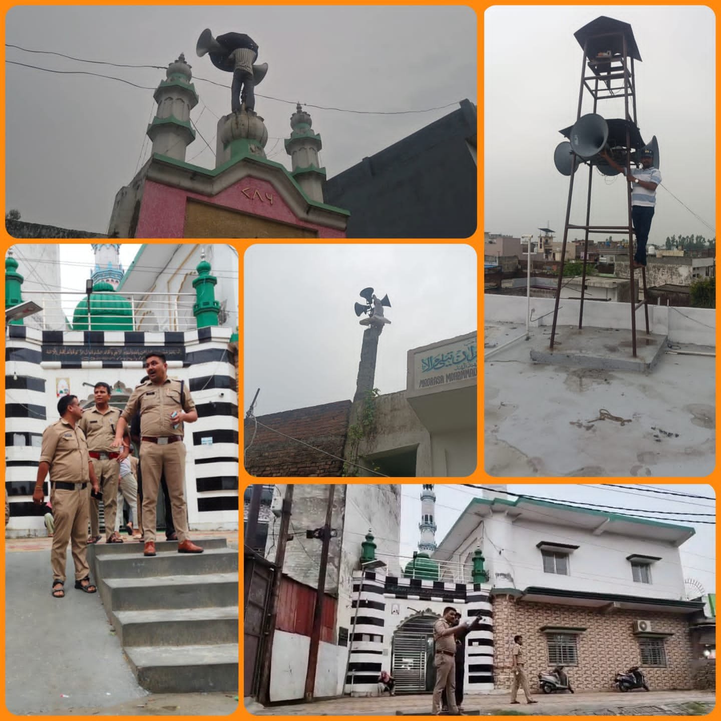 शोर शराबा कर रहे धार्मिक स्थलों के लाउडस्पीकरों पर सख्ती, पुलिस ने 94 लाउडस्पीकर हटवाए