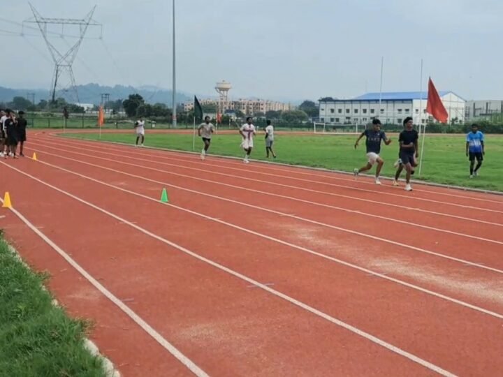 सीएम प्रोत्साहन योजना के चयन के लिए खिलाड़ियों का ट्रायल