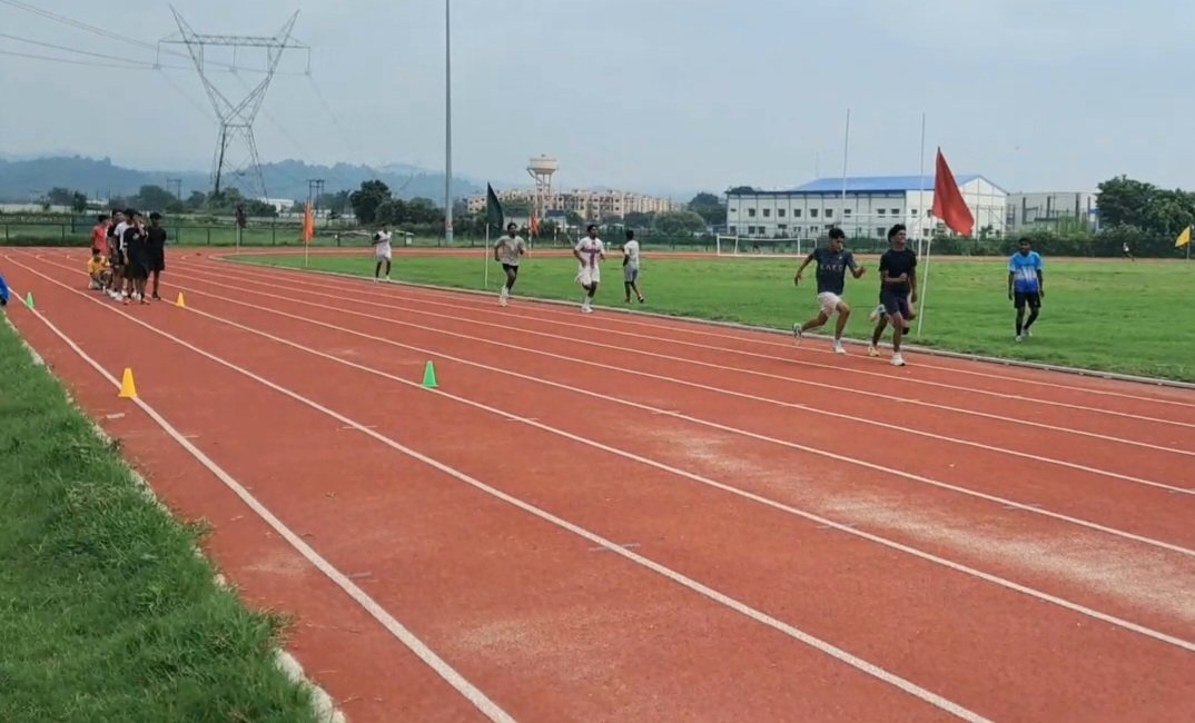 सीएम प्रोत्साहन योजना के चयन के लिए खिलाड़ियों का ट्रायल