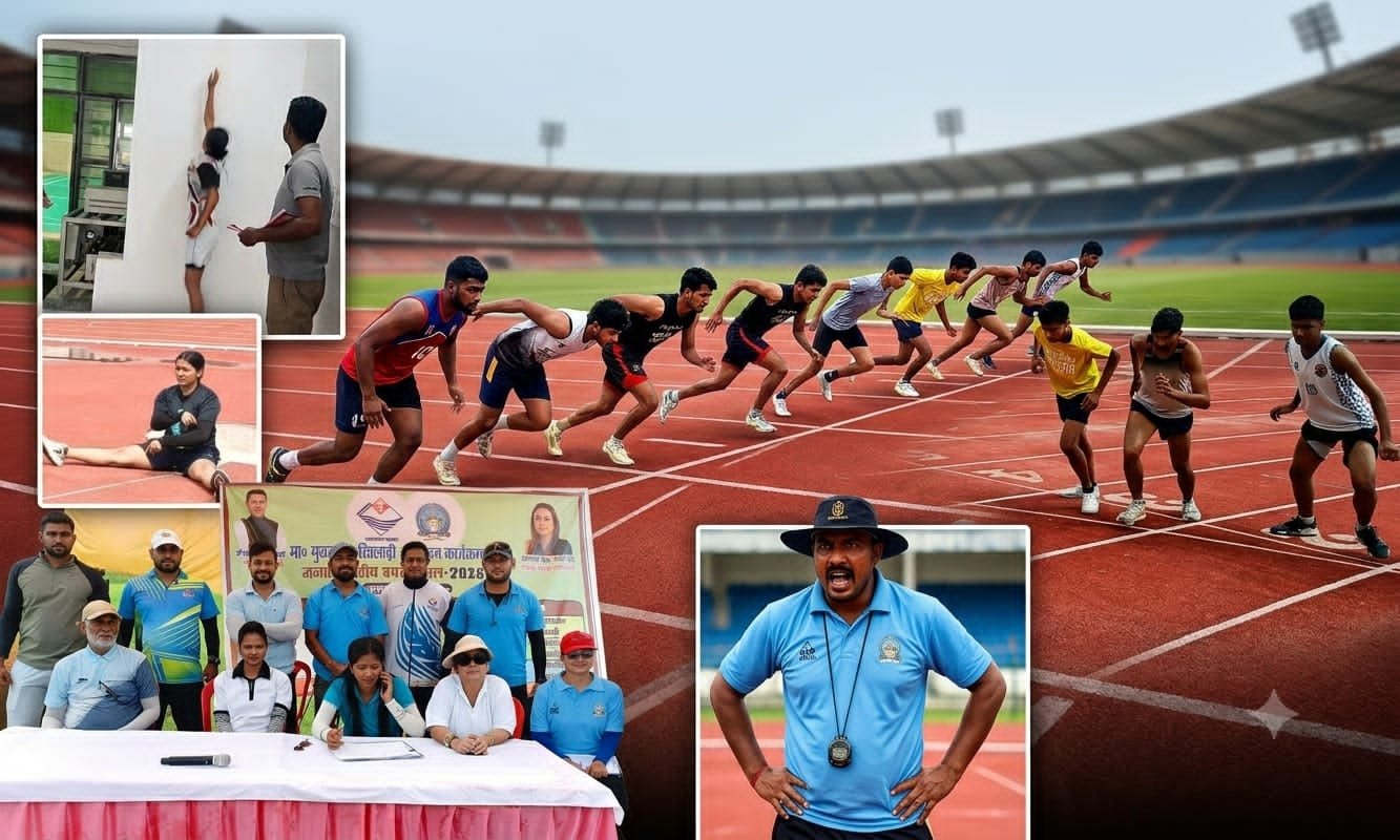 मुख्यमंत्री खिलाड़ी प्रोत्साहन योजना: जिला स्तरीय चयन के लिए खिलाड़ियों ने दिखाया दमखम