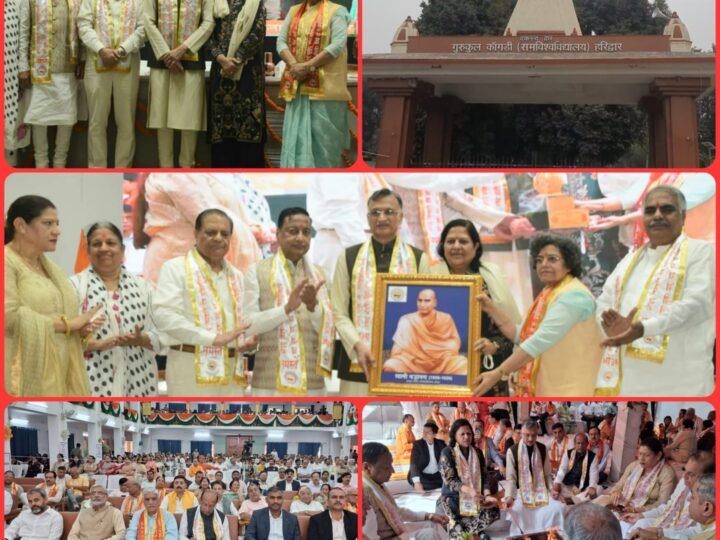विश्वविद्यालय पहुंचे कुलाधिपति सुरेंद्र कुमार आर्य, यूनिवर्सिटी के विकास के लिए 51 लाख रुपये देने की घोषणा की