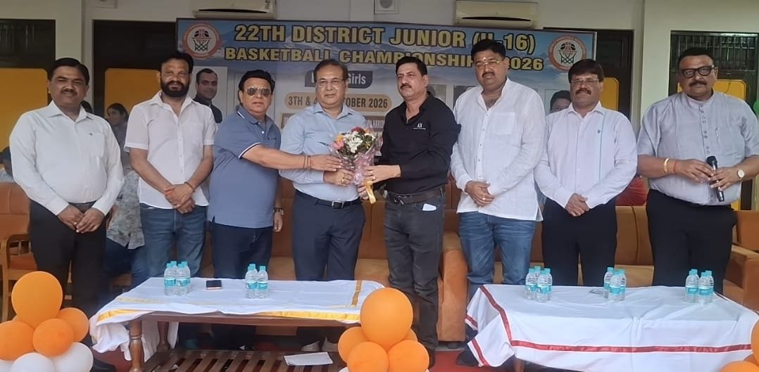 22वीं डिस्ट्रिक्ट यूथ बास्केटबॉल चैंपियनशिप शुरू, खिलाड़ियों में उत्साह