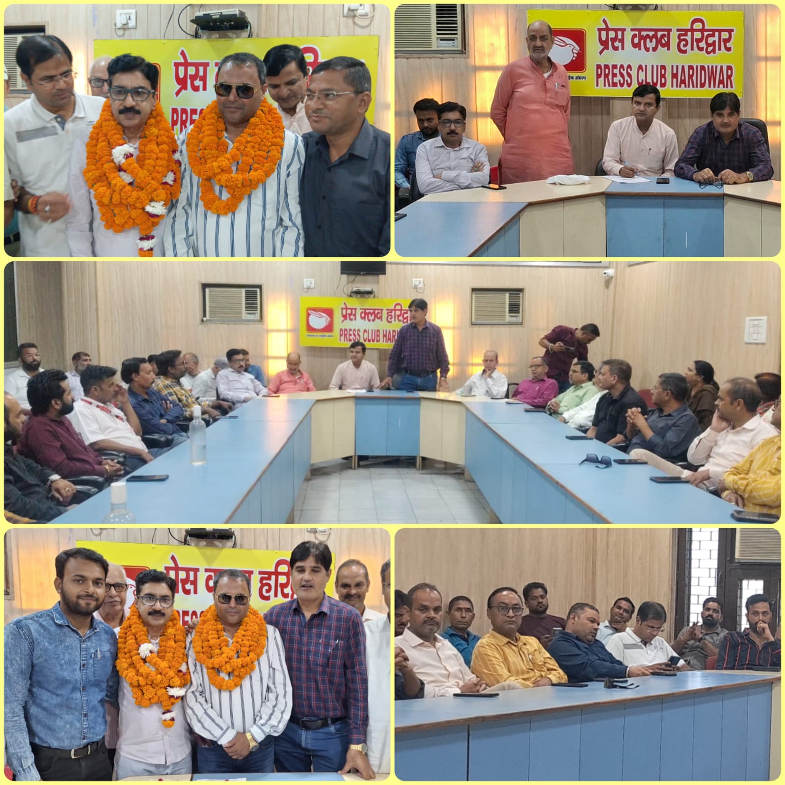 पत्रकार देवेंद्र शर्मा को NUJ(I) हरिद्वार का जिलाध्यक्ष और जोगेन्द्र सिंह मावी को महामंत्री बनाया गया, प्रेस क्लब में हुआ स्वागत